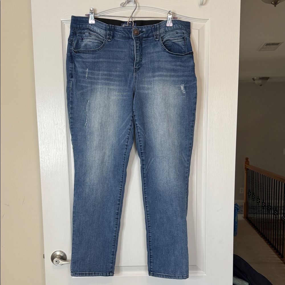 Democracy Absolution Distressed Straight Leg Jean… - image 2